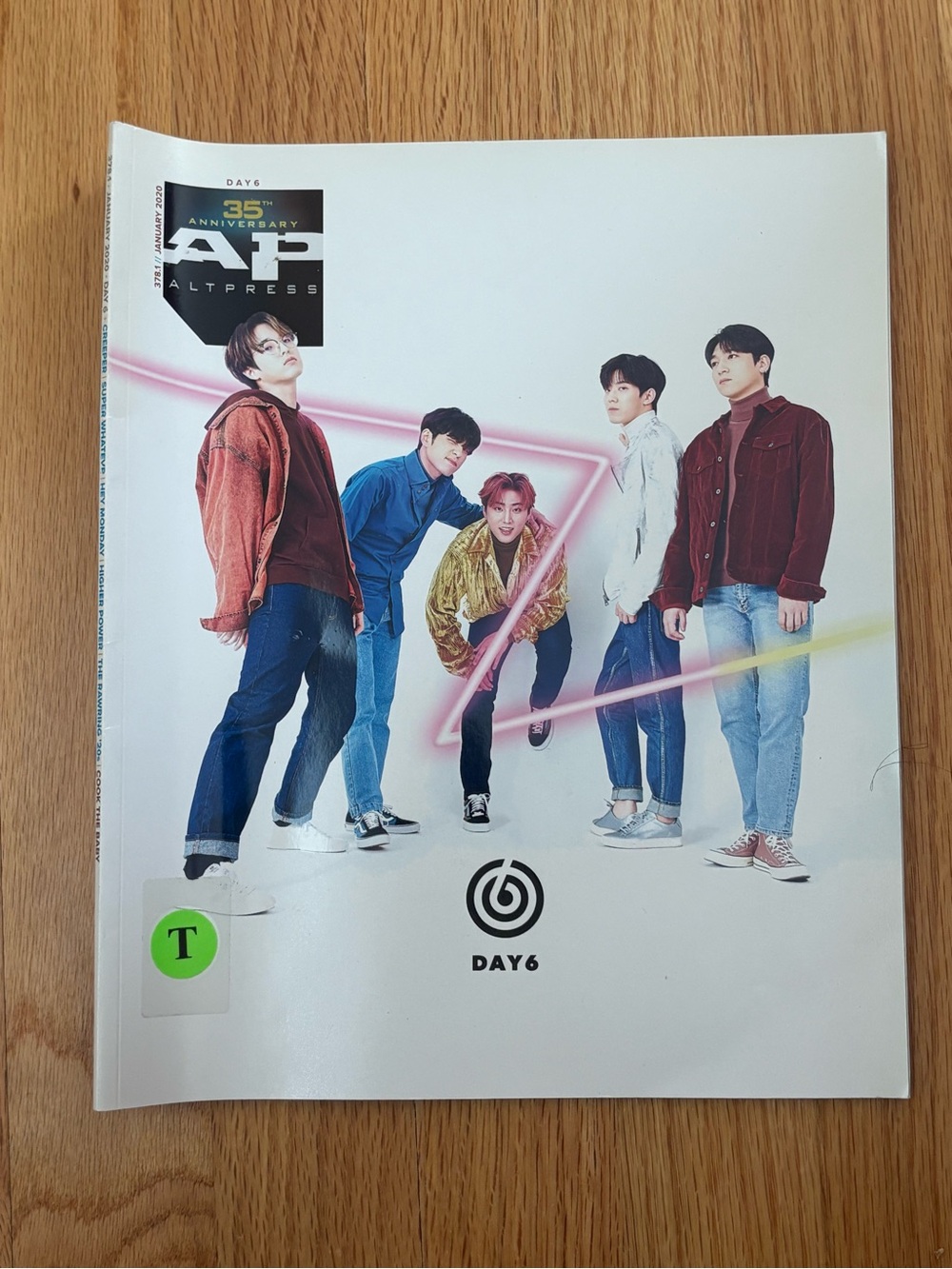 Alternative Press magazine edition 378.1 Jan 2020 Day6 cover